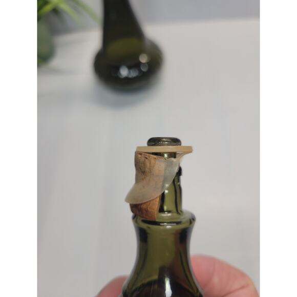 Vintage Jim Beam I Dream of Jeannie Bottle Smoke Green Genie Decanter 1964 - Picture 4 of 5